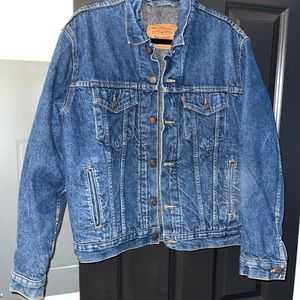 LEVI Flannel Lined Jean Jacket - S/M